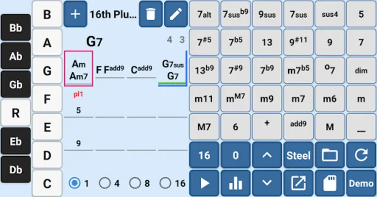 Guitar Loop Maker android App screenshot 1